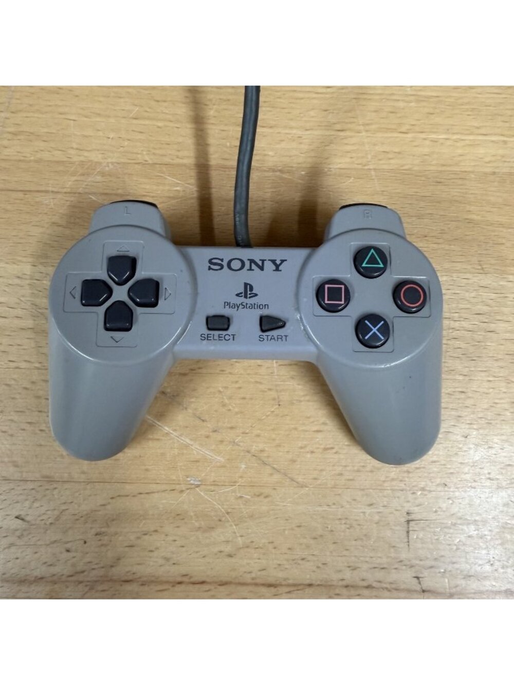 Official Sony PlayStation 1 OEM PS1 Grey Controller Non Dual Shock